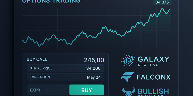 Bullish shares surge 10% after plans to launch crypto options trading in US