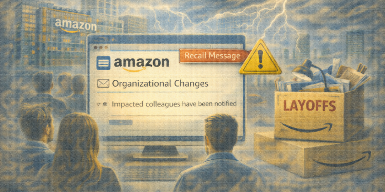 Amazon staff rattled after premature email hints at fresh layoffs