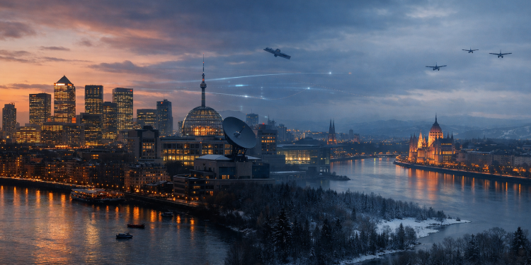 Europe bulletin: FTSE 100 surge, defense pivot, Kremlin drone claim