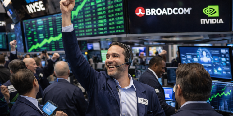 Dow jumps 1,000 points as Nvidia, Broadcom spark tech-led market comeback