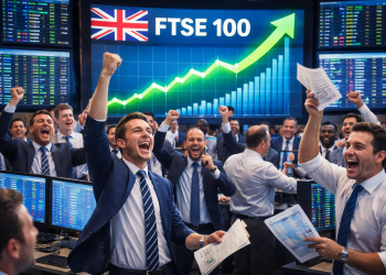 FTSE 100 Index soared to a record high thanks to these stocks