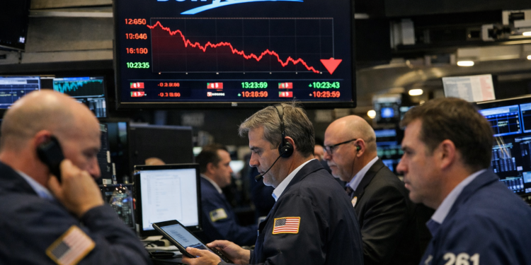 Top stocks dragging the Dow Jones Index as it moves into a correction