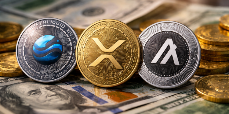 Top crypto market predictions today: HYPE, XRP, and Algorand