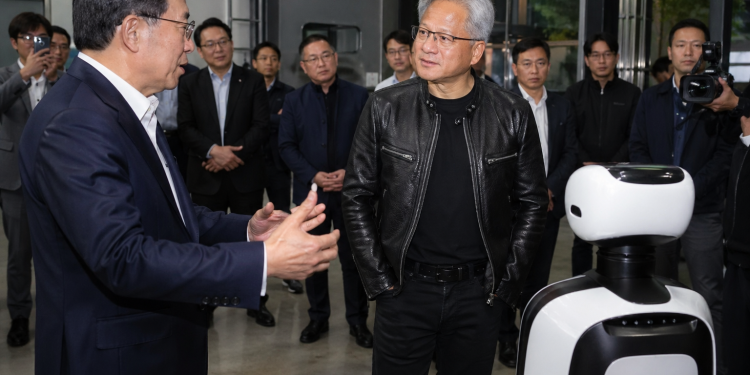 Is LG Electronics partnering with Nvidia on AI and robotics?