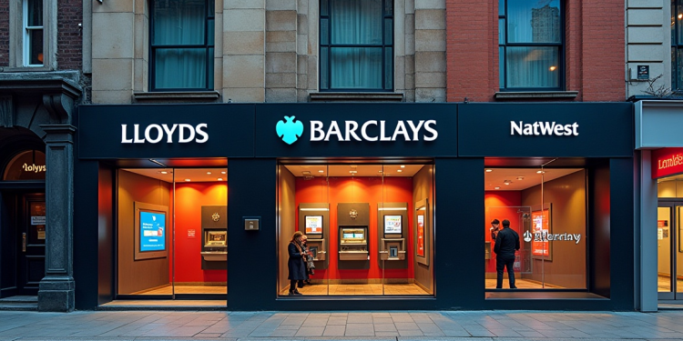 FTSE 100 Index drops as Barclays, NatWest, and Lloyds sink amid 2 key risks