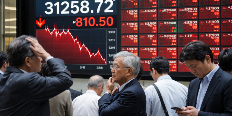 Nikkei 225 Index slips as US-Iran exchange fire; focus shifts to Japan bank earnings