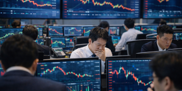 Kospi Index forms bearish divergence ahead of Micron earnings