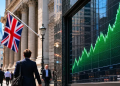 UK markets cautious as political and geopolitical risks mount