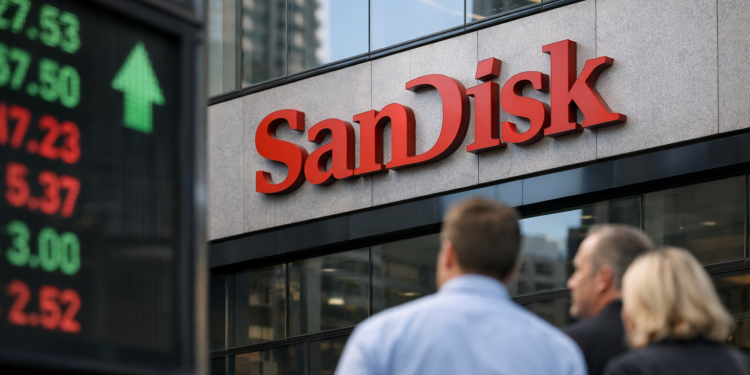 Sandisk stock forms a bearish divergence, enters a risky Wyckoff phase